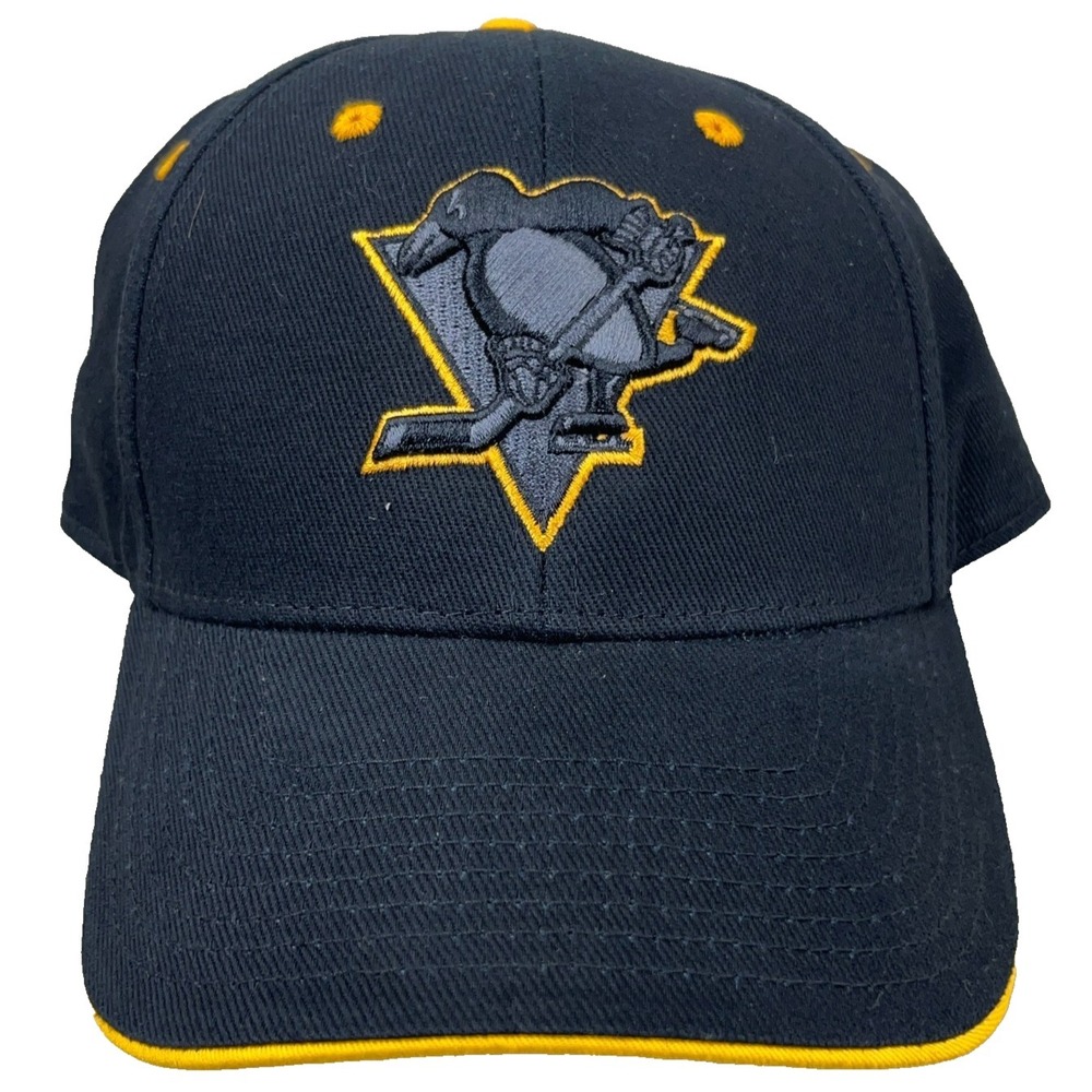 Pittsburgh Penguins‎ Hat Cap Snapback Black Yellow Dad Adjustable Mens Adult NHL
